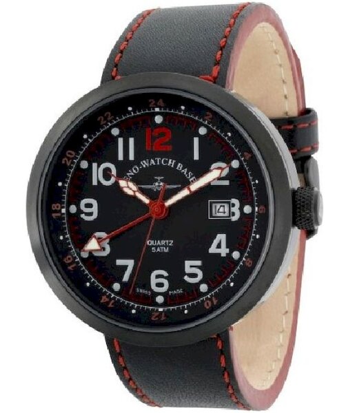 Zeno Watch Basel montre Homme B554Q-GMT-bk-a17
