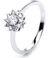 Diamondgroup Bijoux Femme 1G121W853-1 anneaux 
