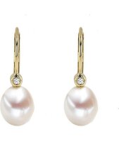 Luna-Pearls perles deau douce perles deau douce 7,5-8 mm...