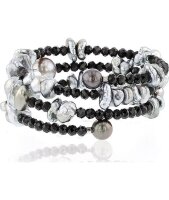 Luna-Pearls Collier de Perles de Tahiti 7-10 mm