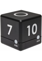 TFA - Horloge digitale cube CUBE-TIMER 38.2040.01 - noir