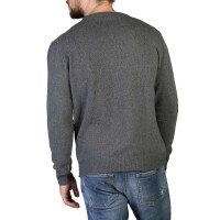 100% Cashmere - Vêtements - Pulls - C-NECK-M-820-GREY - Homme - gray