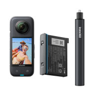 Insta360 - Action Camera X3 - Bundle avec batterie de...