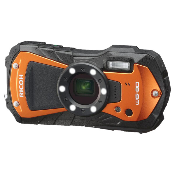 Ricoh - WG-80-Orange - Caméra dextérieur - 20 mégapixels - wasserdicht