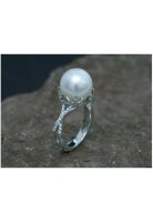 Luna-Pearls Femme RG00097C, CQ/90 anneaux, goujon
