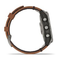 Garmin - 010-02777-30 - Fenix 7 Pro Saphire Solar - Graphite/Titanium avec bracelet supplémentaire en silicone Noir