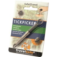 Travelsafe - TS0054 - Pince à tiques en acier inoxydable