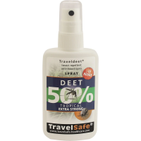 Travelsafe - TS0212 - Insectifuge en spray - TravelDeet - Diethyl-m-Toluamid 50% - 60ml