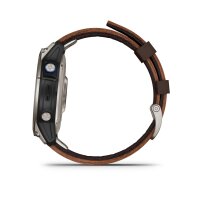 Garmin - 010-02582-55 - D2™ Mach 1 - Smartwatch avec bracelet en cuir Oxford marron et bracelet en silicone noir supplémentaire