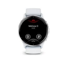 Garmin - 010-02784-00 - Smartwatch - Venu® 3 - blanc/argenté - bracelet en silicone