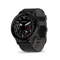 Garmin - 010-02784-52 - Smartwatch - Venu® 3 - noir/gris - bracelet en cuir