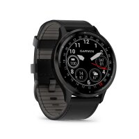 Garmin - 010-02784-52 - Smartwatch - Venu® 3 - noir/gris - bracelet en cuir