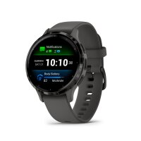 Garmin - 010-02785-00 - Smartwatch - Venu® 3S - gris - bracelet en silicone