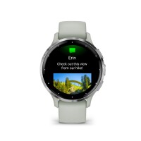 Garmin - 010-02785-01 - Smartwatch - Venu® 3S - gris/argent - bracelet en silicone