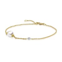 Luna-Pearls - 104.0551 - Bracelet - 585/-Or jaune avec...