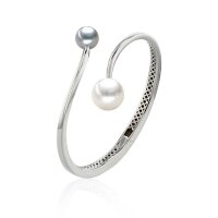 Luna-Pearls - 104.0509 - Bracelet - 750/-Or rose avec...