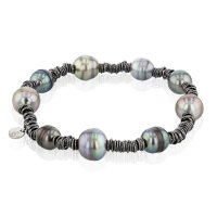 Luna-Pearls - 104.0611 - Bracelet - 750/-Or rose avec...