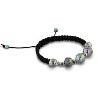 Luna-Pearls - 104.0618 - Bracelet - 750/-Or jaune avec...