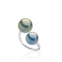 Luna-Pearls - 008.0537 - Bague - 750/-Or jaune avec Perle...