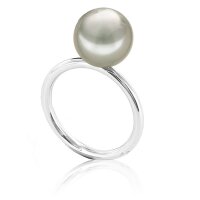 Luna-Pearls - 009.0038 - Bague - 925/-Argent avec Perle...