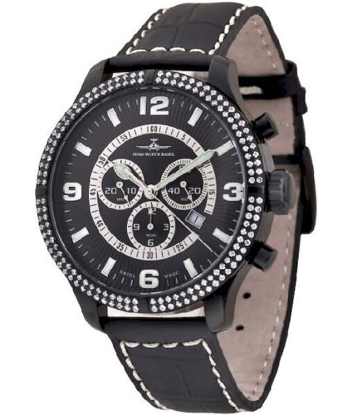 Zeno Watch Basel montre Homme 8830Q-bk-h1