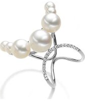 Luna-Pearls Femme anneaux 005.0948